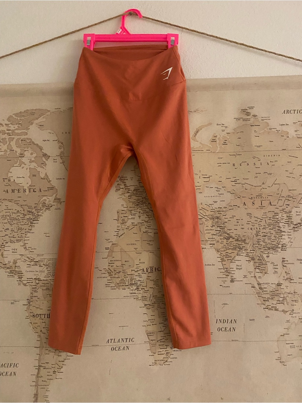 Gymshark Burnt Orange Sculpt High-Waist Leggings